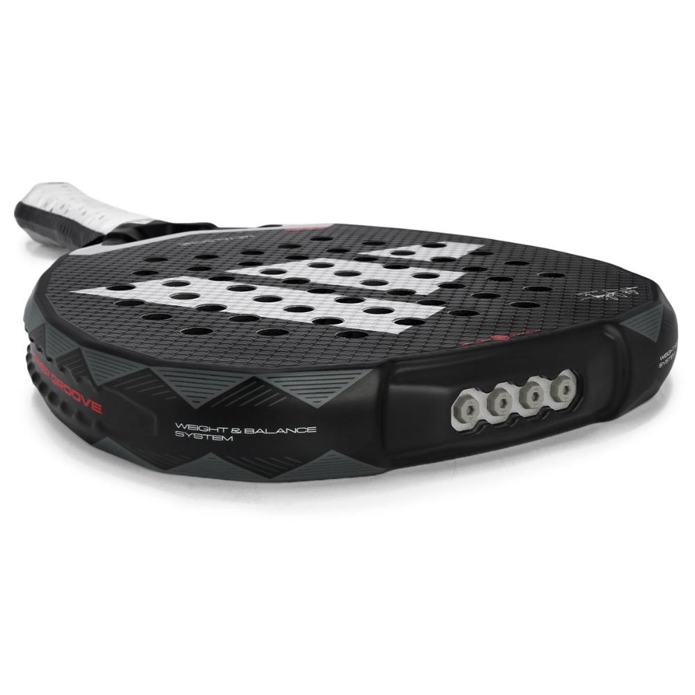 Miniatura Raquete De Padel Adidas Metalbone 3.4 Preta Prata e Vermelho