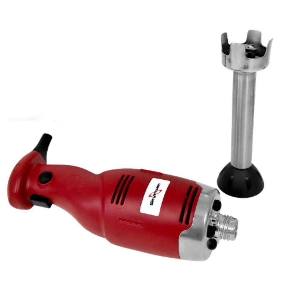 Miniatura Mixer Profissional Com Haste Removível Mx200 Skymsen Mixer Vermelho 220v