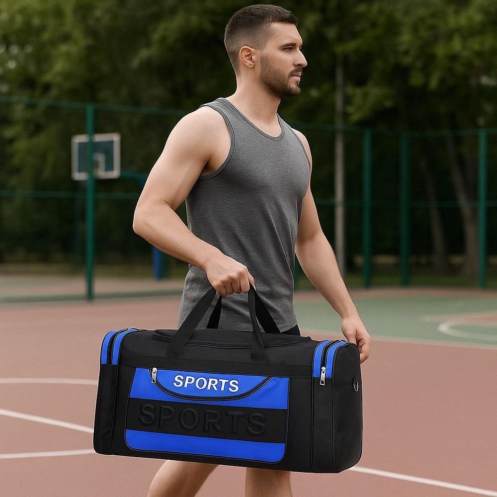 Miniatura Bolsa Mala De Mao Esportiva Mochila Sacola Treino Academia Viagem Masculina Feminina Azul