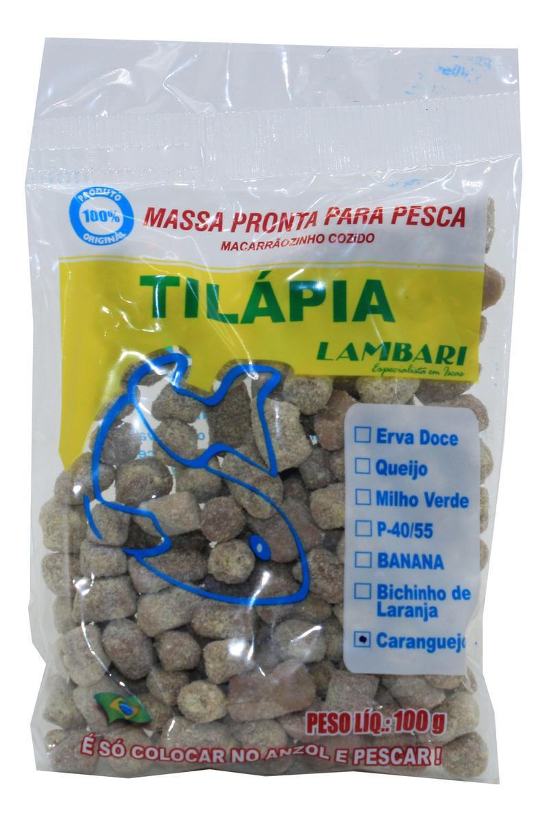 Miniatura Massa Pesca Sabor Caranguejo Isca Tilapia Pesqueiro Rio Lago