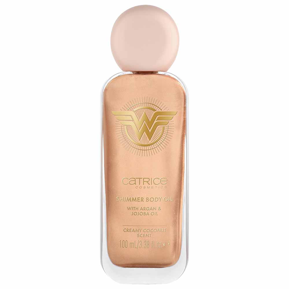 Miniatura Óleo Corporal com Brilho Catrice Mulher Maravilha 100ml