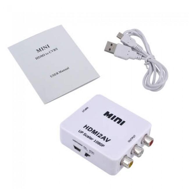 Miniatura Conversor Multimídia Hdmi Para Av (Rca)