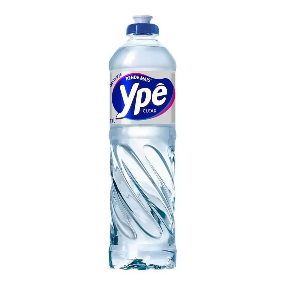 Miniatura Detergente Lava Louças Ypê Clear Rende Mais 500Ml Kit 6