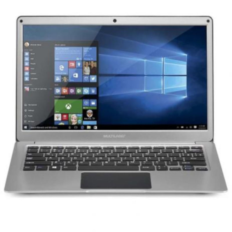 Miniatura Notebook 13.3 Pol. 4Gb/64Gb/Celeron/Windows - Prata - Pc222 Homologação: 61211603111