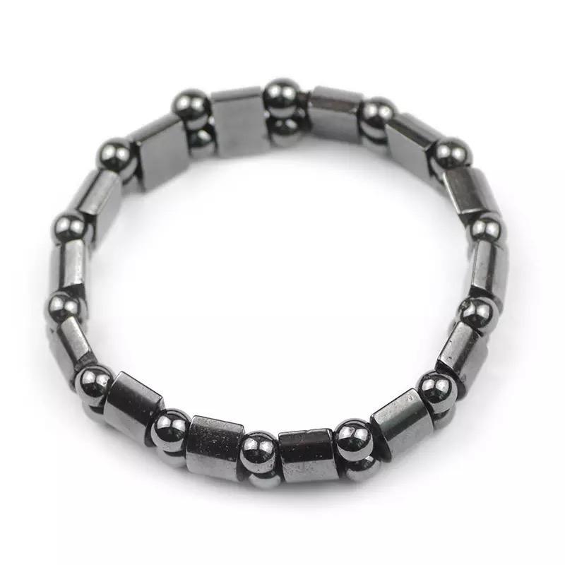 Miniatura Pulseira Bracelete Pedra Preta Hematita P8832