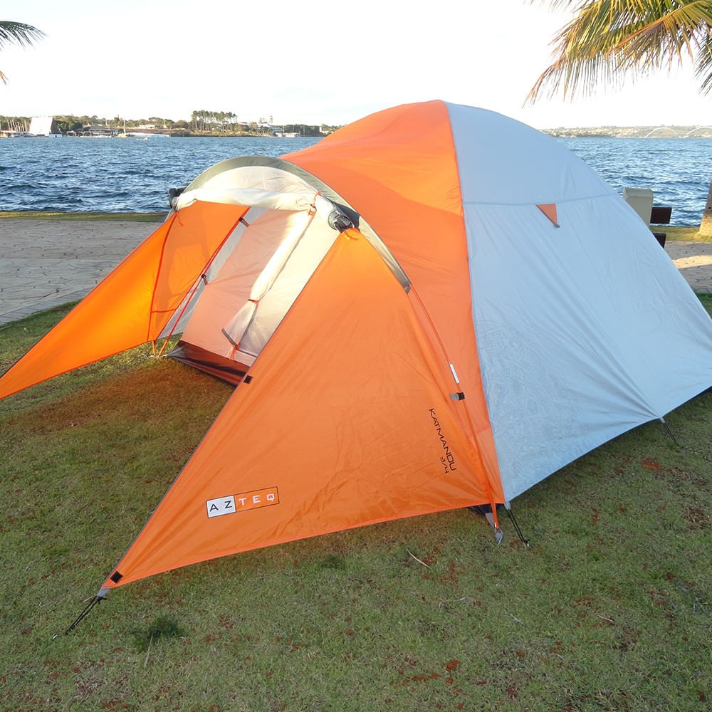 Miniatura Barraca Azteq Katmandu 3/4 Pessoas Sobreteto Nautika Camping