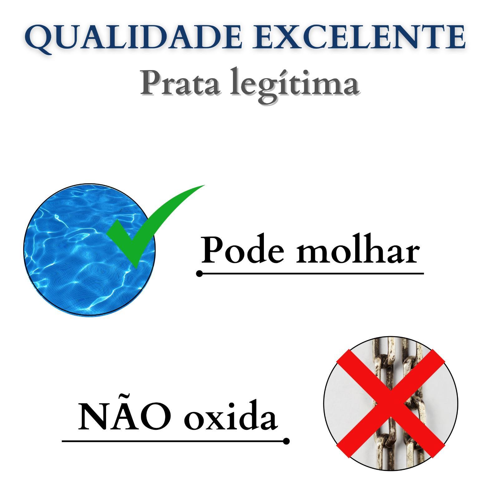 Miniatura Pulseira Proteção Olho Grego Feminina Prata Italiana 925