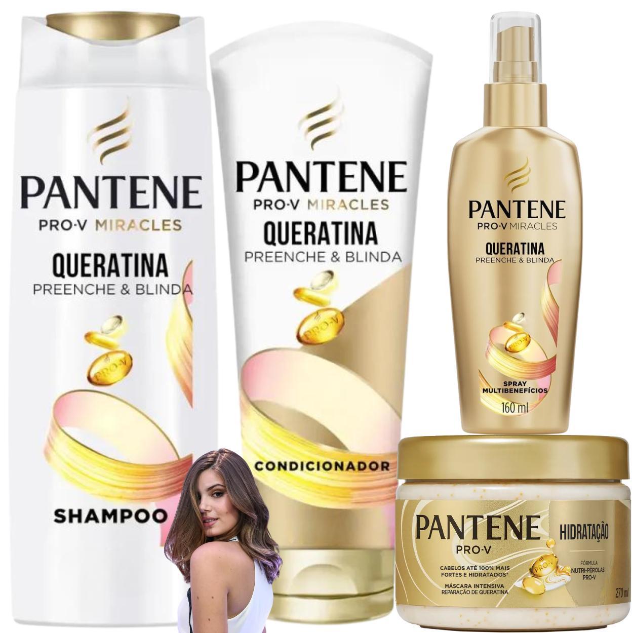 Miniatura Kit Pantene Miracles Pro-V Spray Milagroso Restauração Total