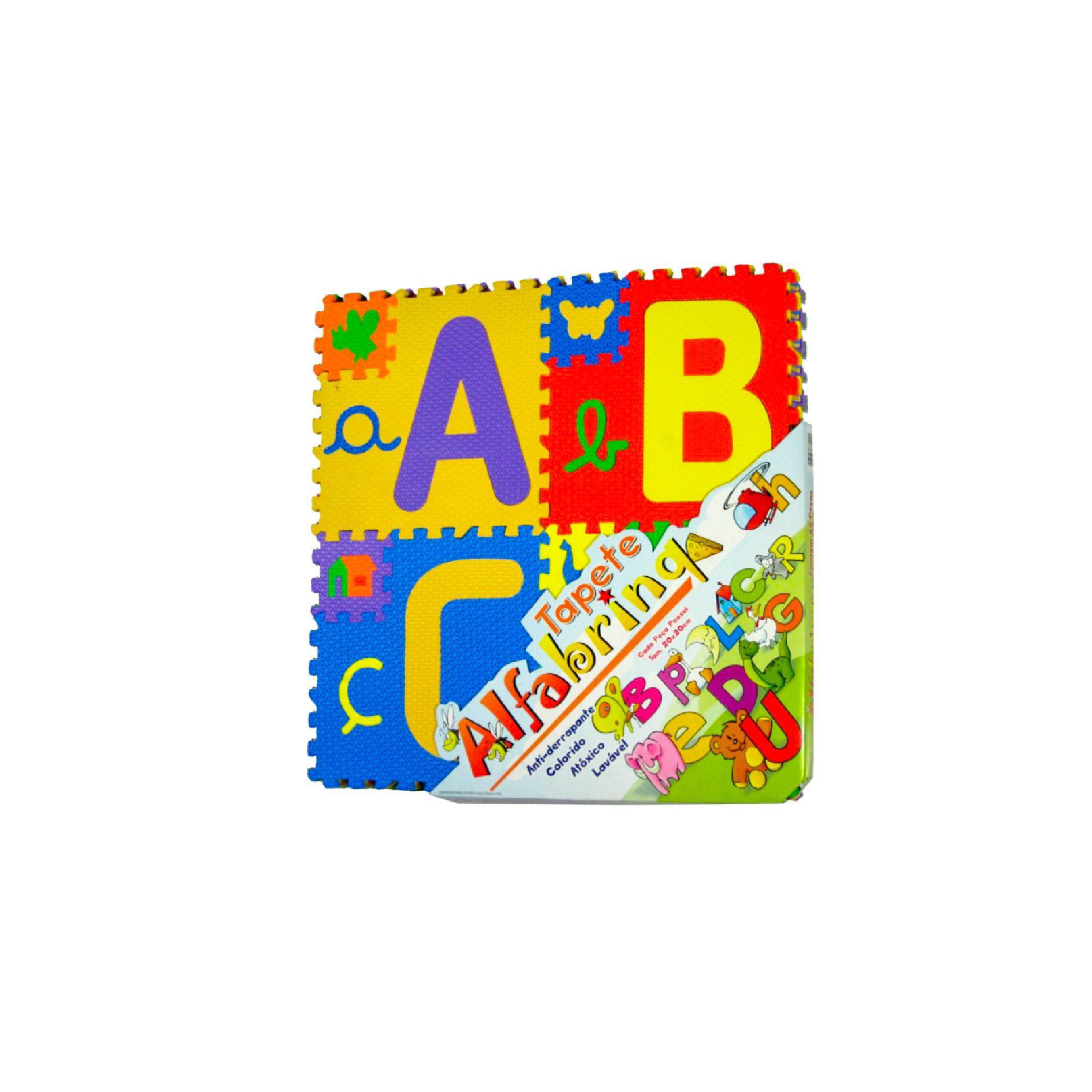 Miniatura Tapete Tatame Infantil Em Eva Alfabeto 28 Peças