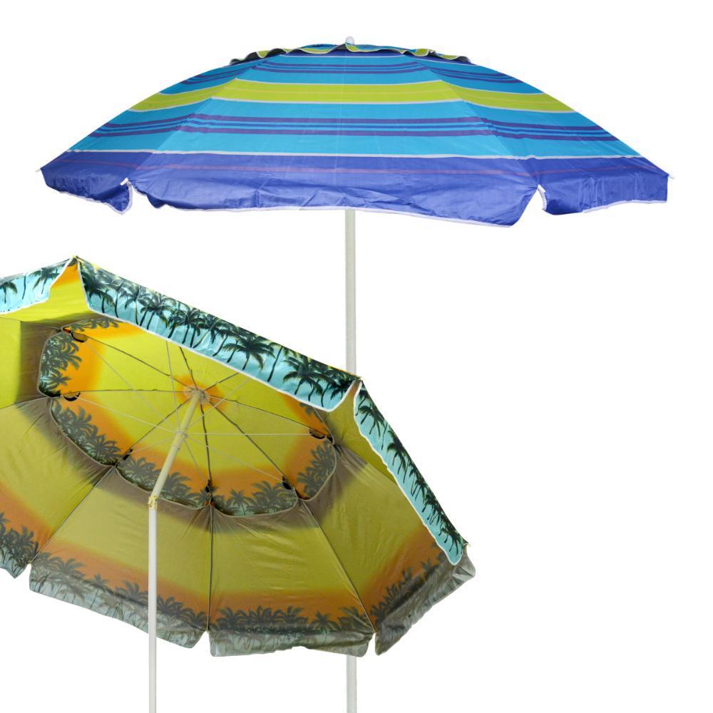 Miniatura Guarda Sol Gigante Articulável 2,40M Praia Piscina Reforçado