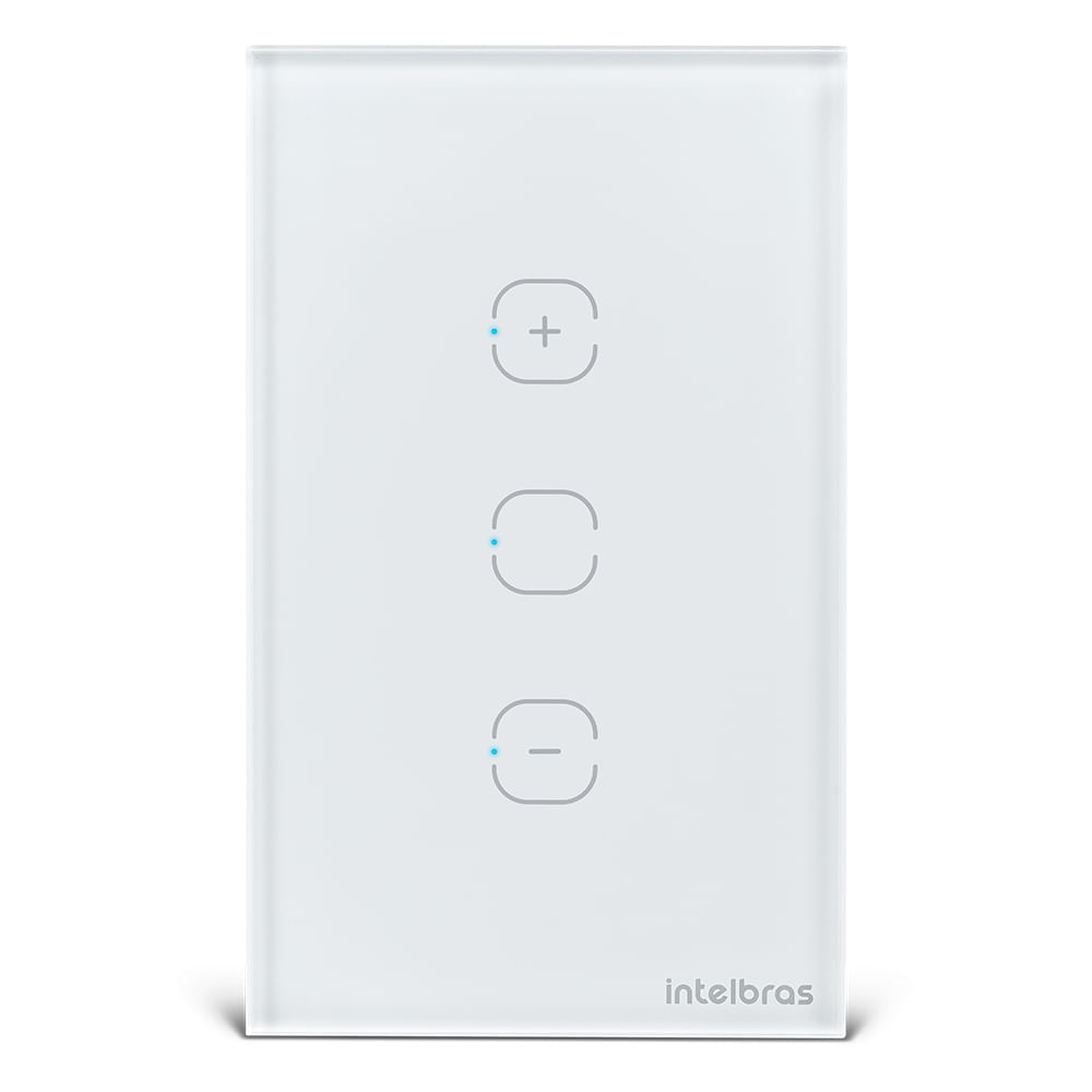 Miniatura Interruptor Smart Touch Wi-Fi Dimmer Branco - Intelbras - EWS 1101 Bivolt