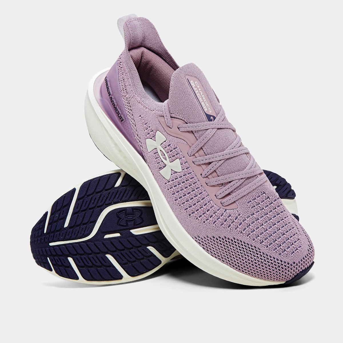 Miniatura Tênis Under Armour Charged Quicker 2 Feminino Roxo - 34