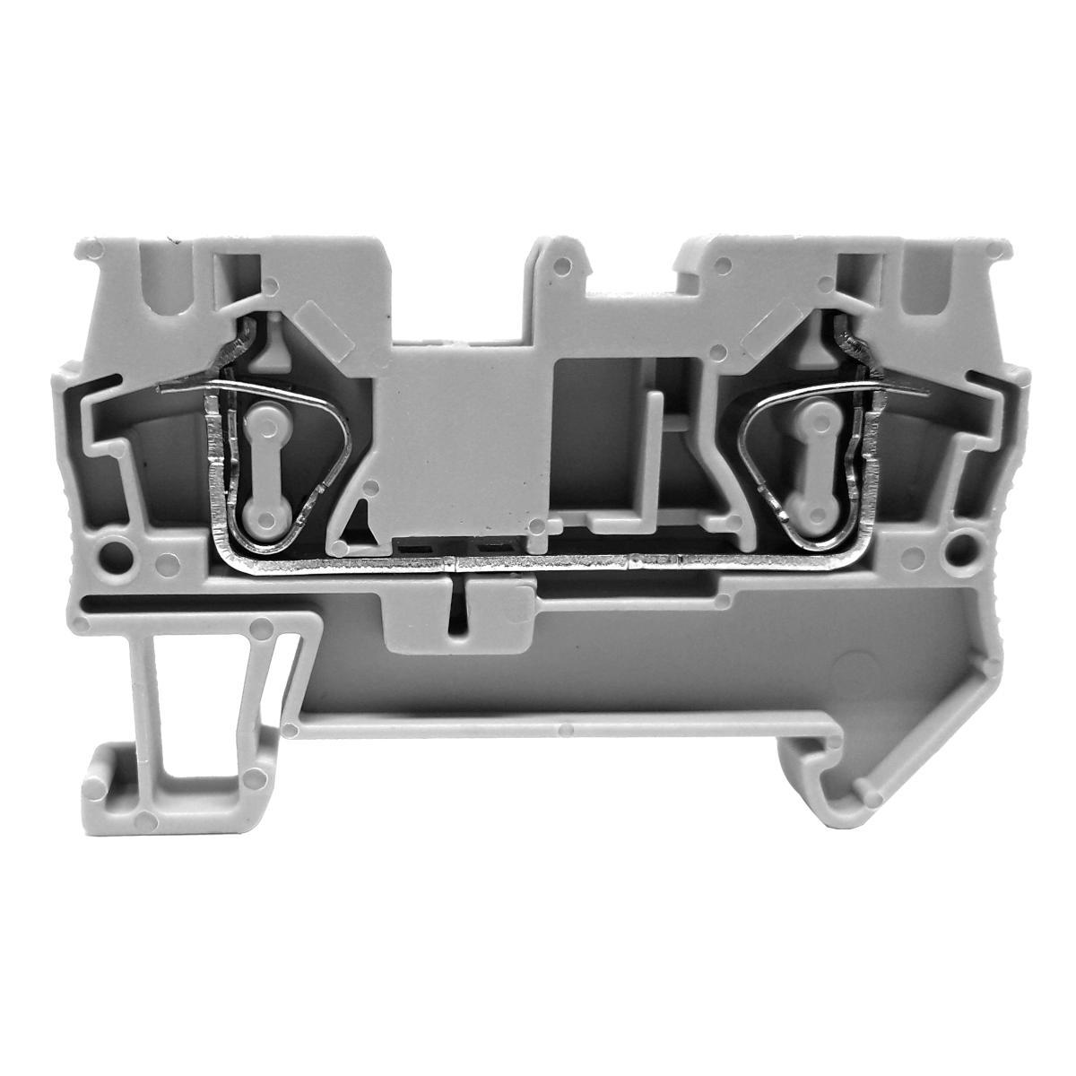 Borne Sack Modelo PT4 Cinza - Conector de Fios 57x35x6mm
