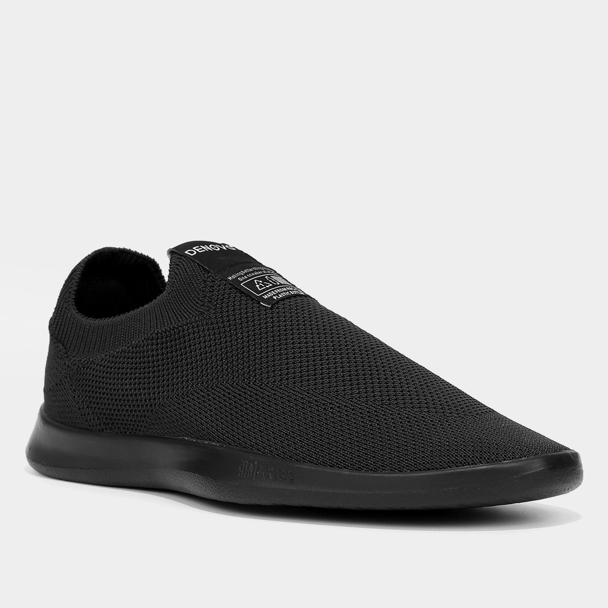 Miniatura Tênis Denovo Shoes Pacífico Feminino Preto - 35