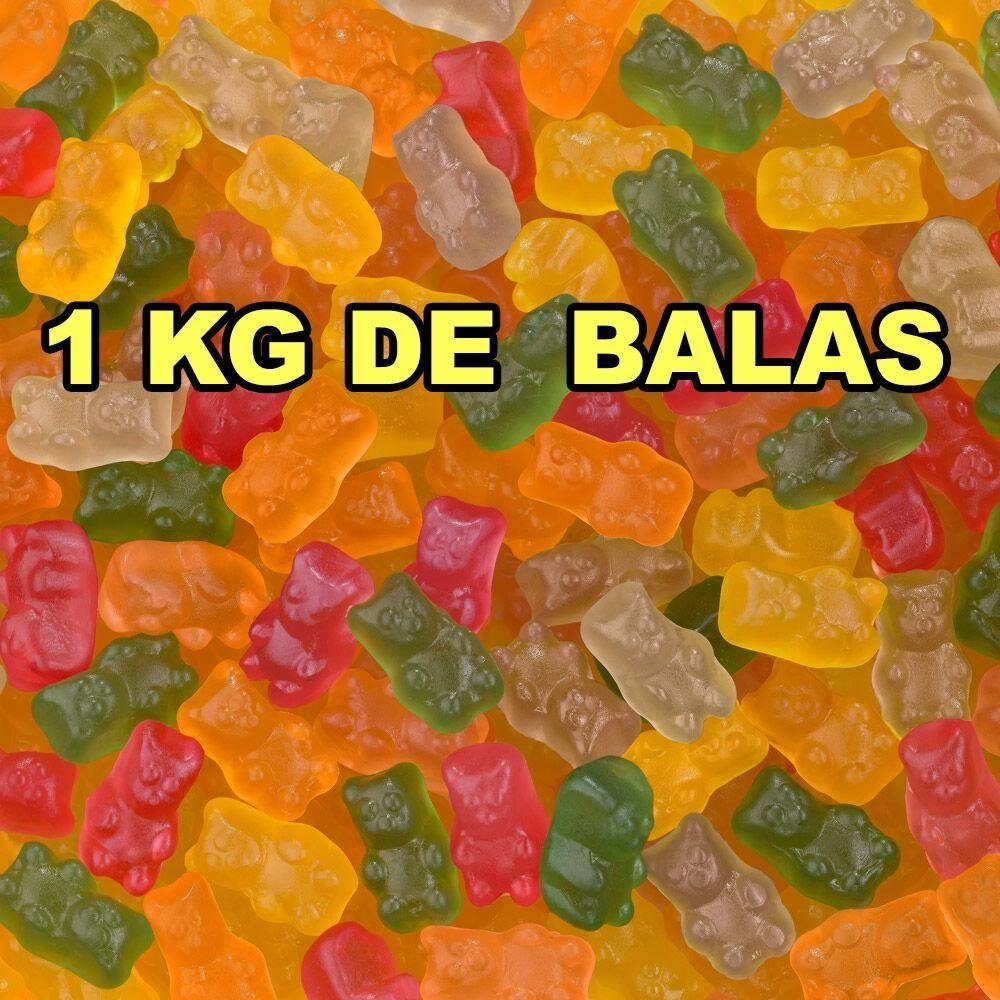 Miniatura Balas Fini Sweets Ursinhos Brilho Gelatinas Pacotão De 1kg