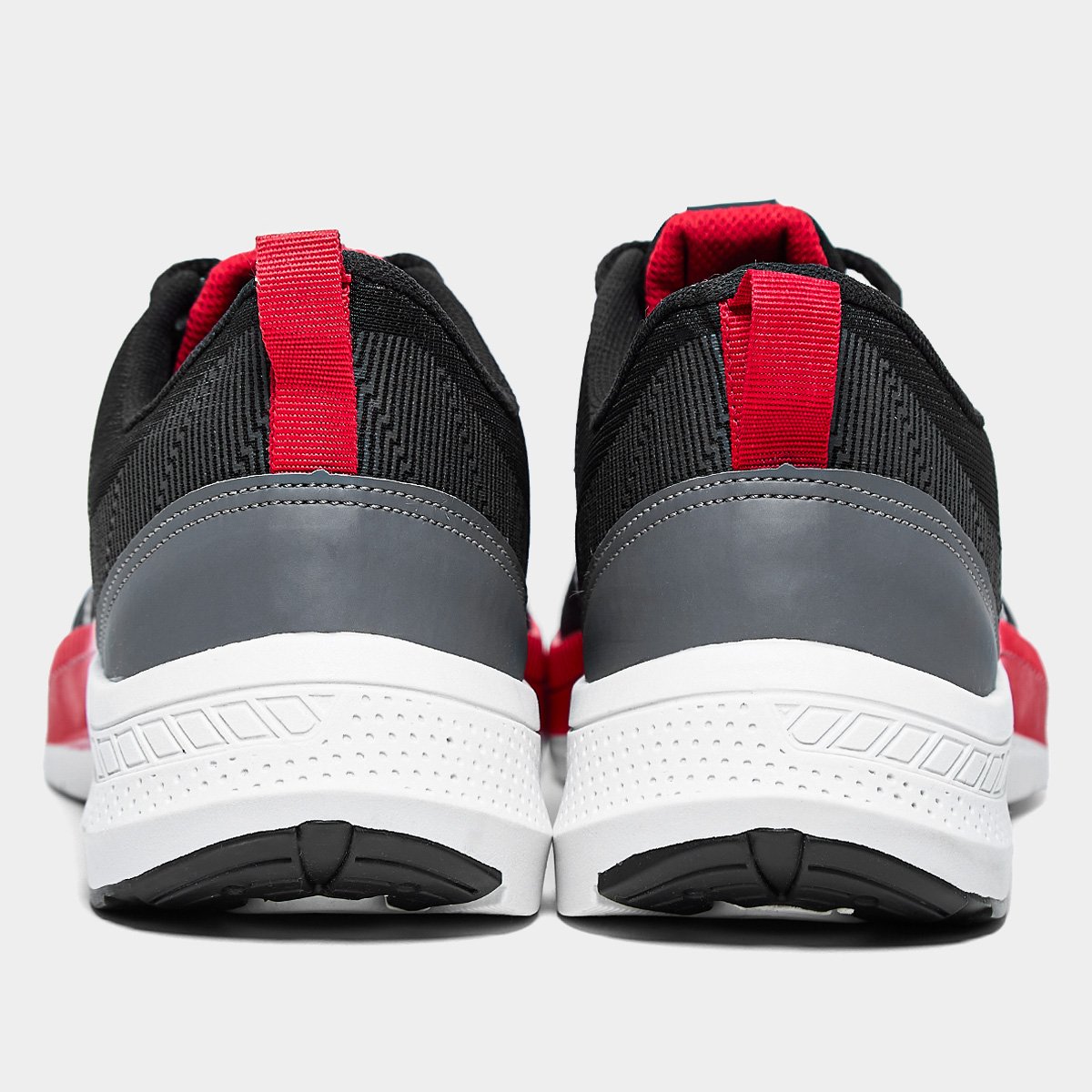 Miniatura Tênis Tryon Blumen Masculino Preto+Vermelho - 34