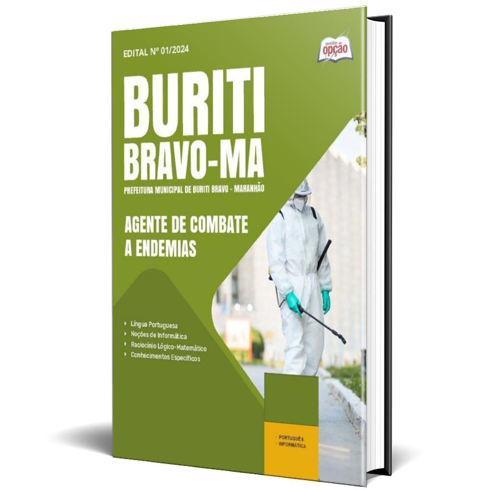Miniatura Apostila Prefeitura Buriti Bravo Ma 2025 Agente Combate A