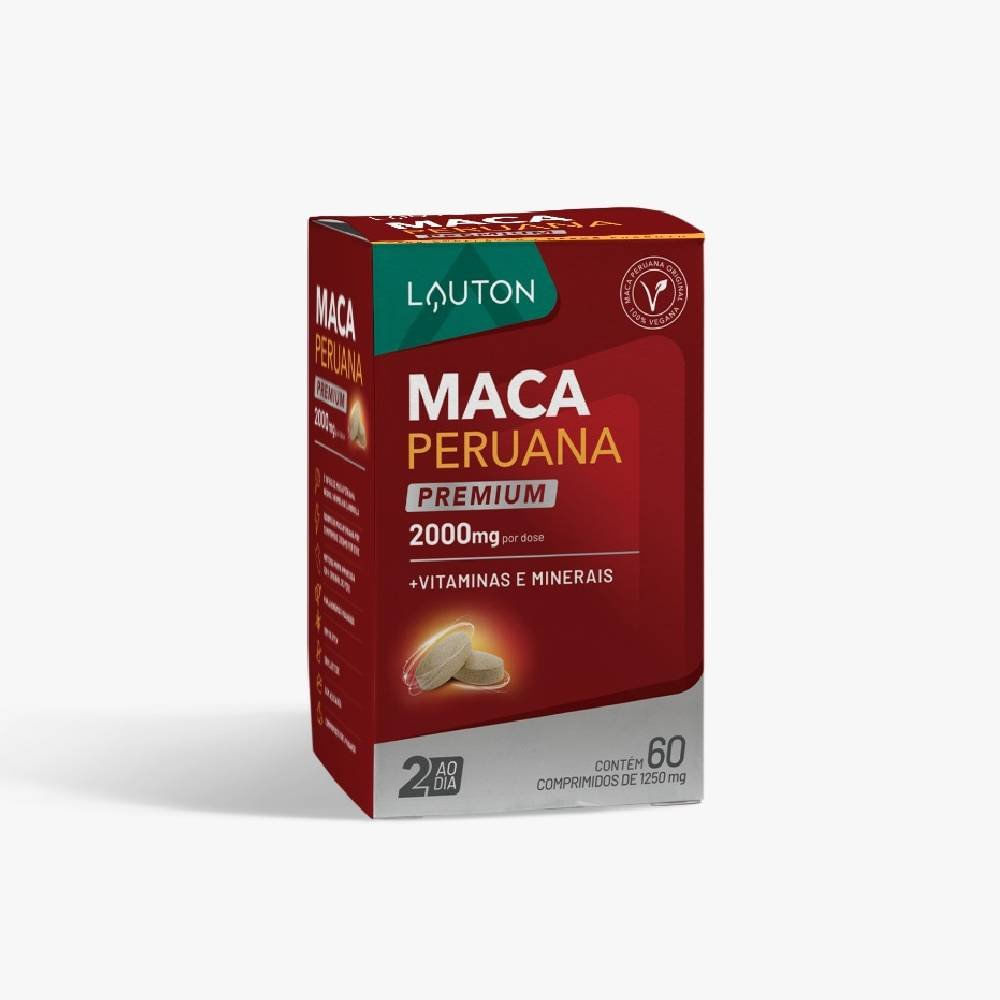 Miniatura Maca Peruana Premium Lauton Nutrition 1000mg Com 60 Comprimidos