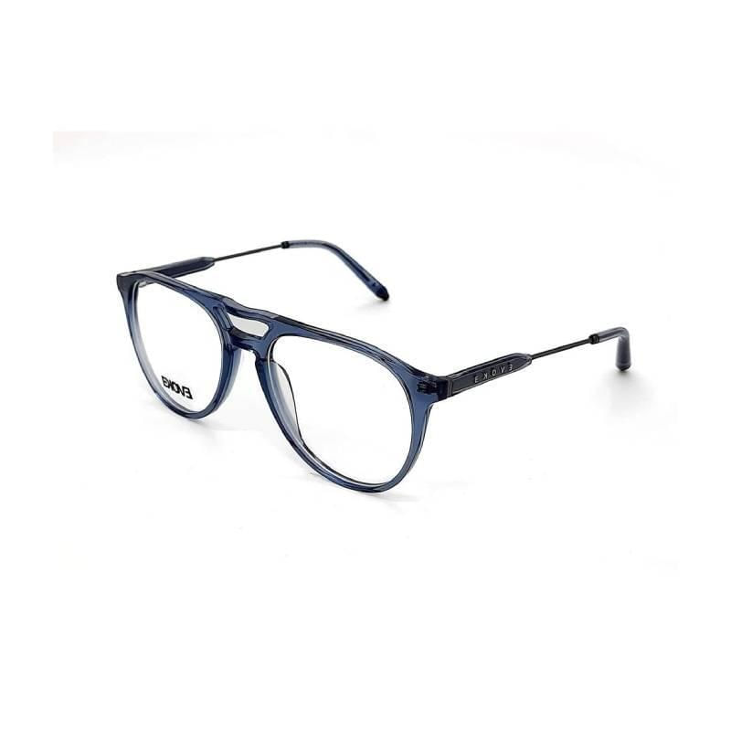 Miniatura Armação Óculos de Grau Evoke Shelby Azul Transl. 54mm