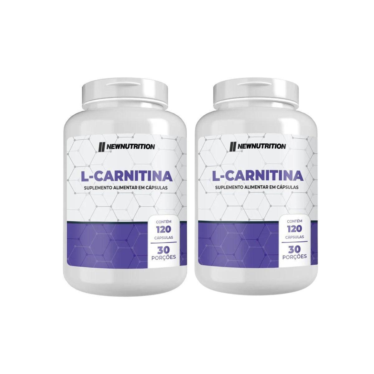 Miniatura Suplemento L-Carnitina 500mg New Nutrition - 120 caps