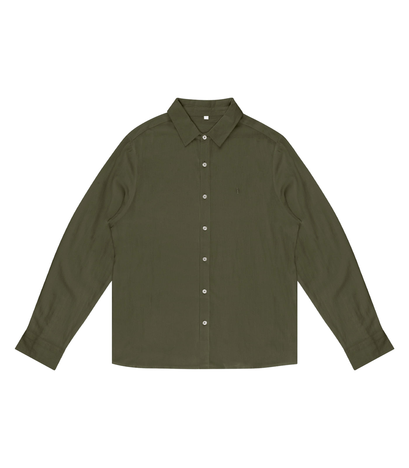 Miniatura Camisa Masculina Social Tricoline Diametro Verde G