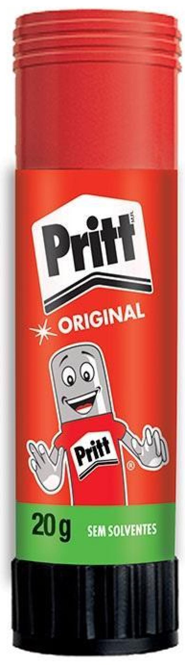 Miniatura Cola Bastão Pritt 20g Branca Original Lavável Não Tóxica