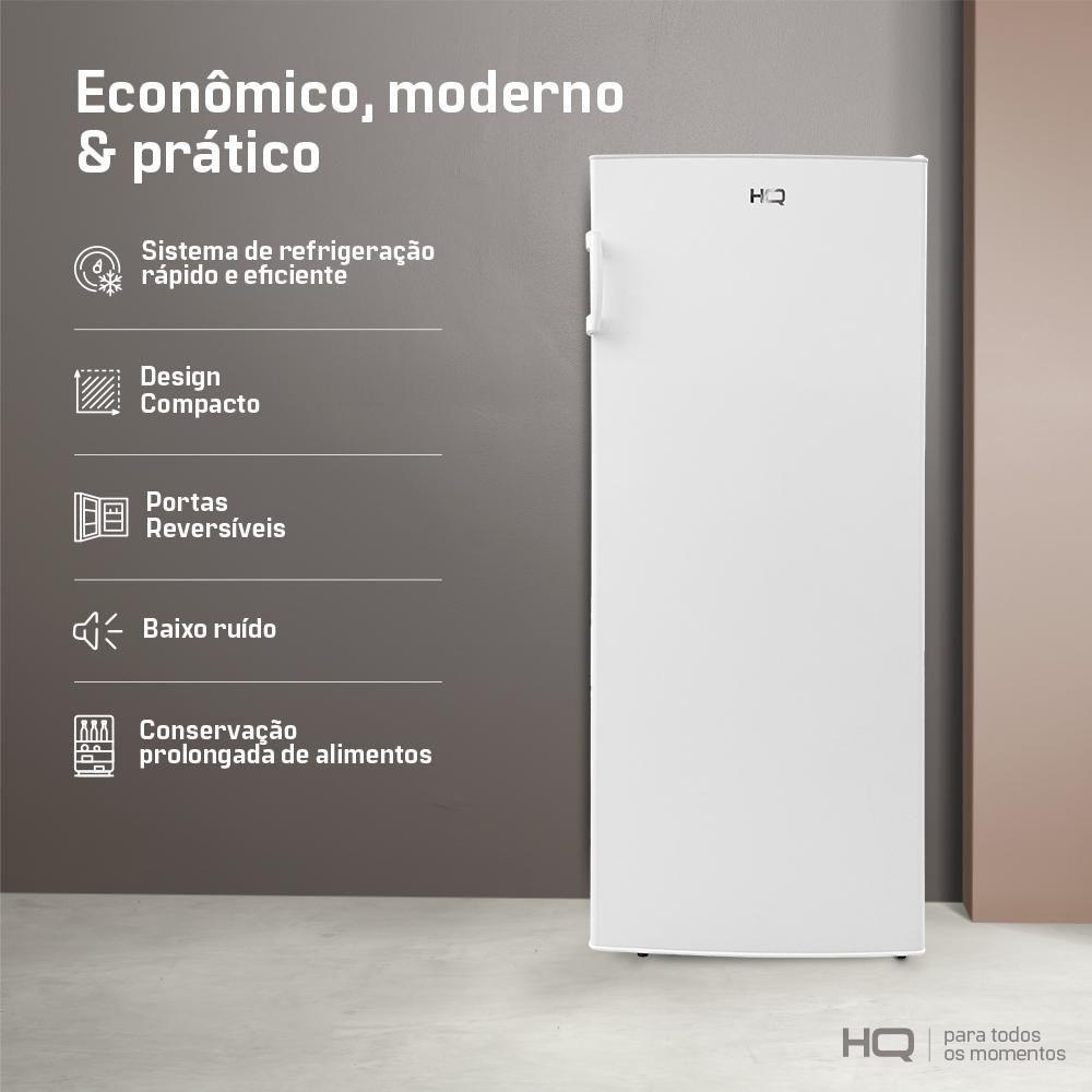 Miniatura Freezer E Conservador Vertical HQ 290 Litros Branco HQ-290FV 220V