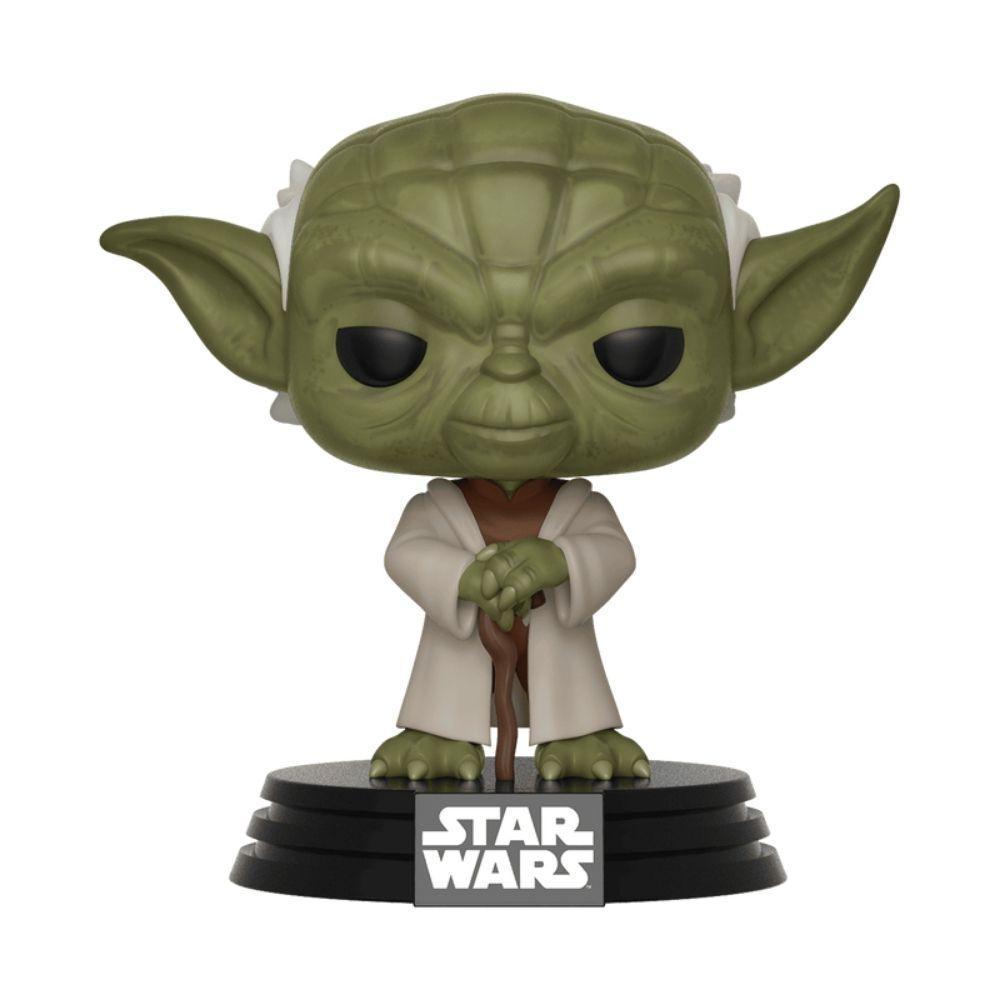 Miniatura Boneco Funko Pop Star Wars Clone Wars Yoda