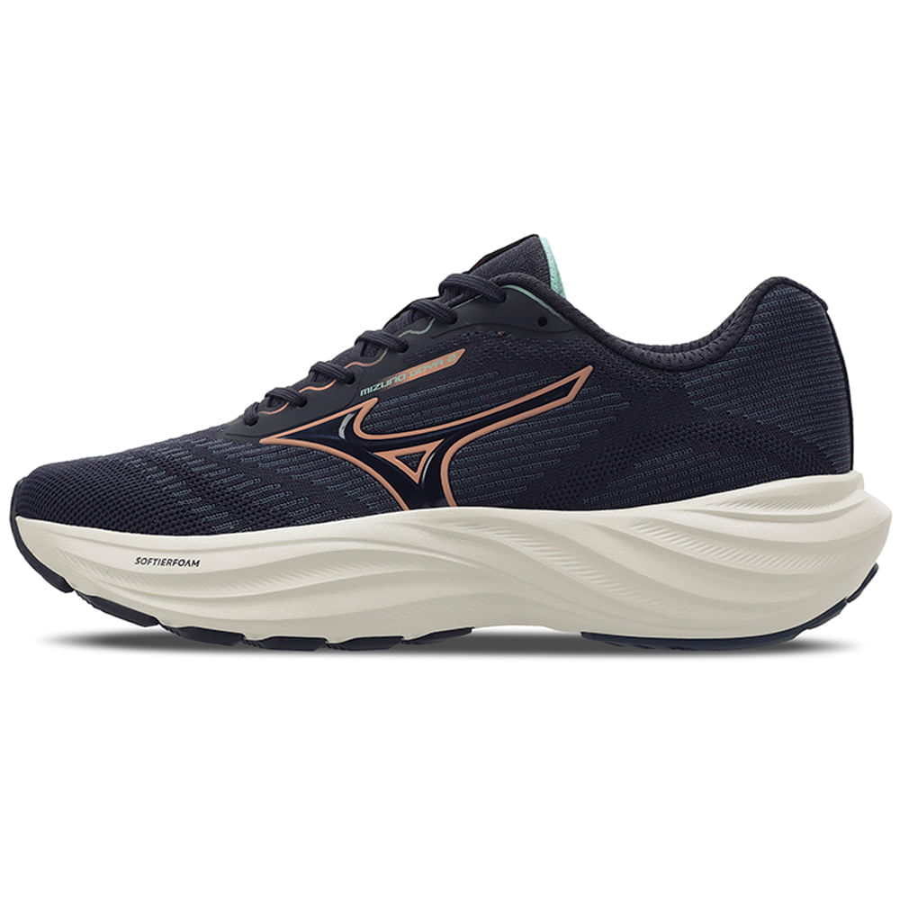 Miniatura Tênis de Corrida Feminino Mizuno Goya 2 Azul - 34