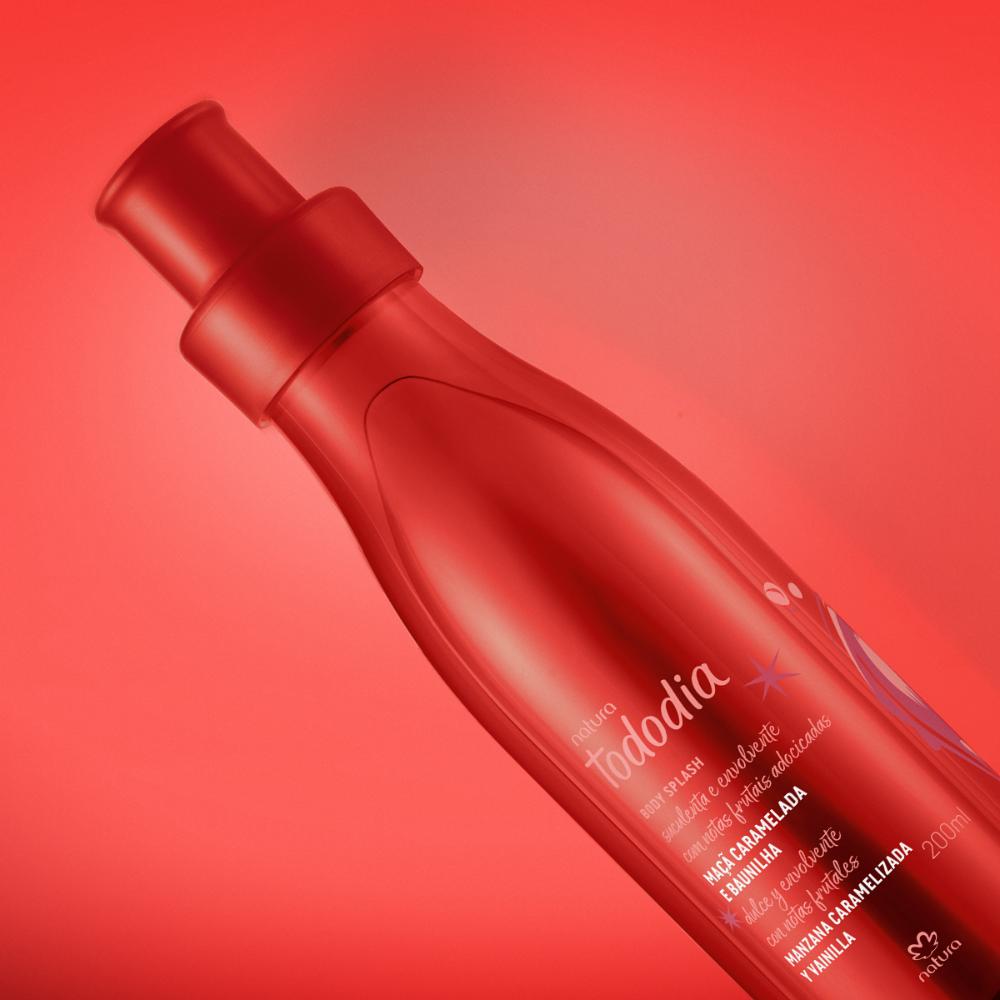 Miniatura Body Splash Natura Tododia Maçã Caramelada e Baunilha 200 ml