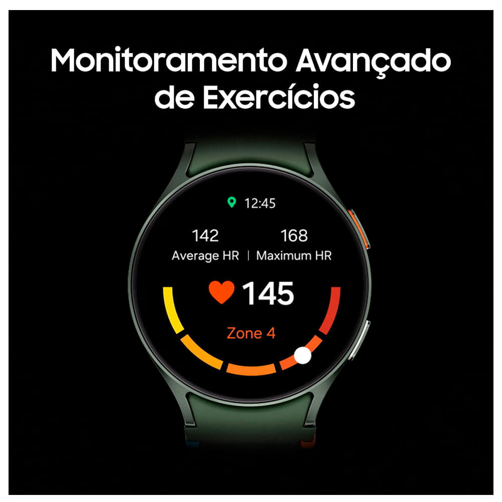 Galaxy Watch 7 BT 44mm Samsung Verde com 1,47", Bluetooth e 32GB