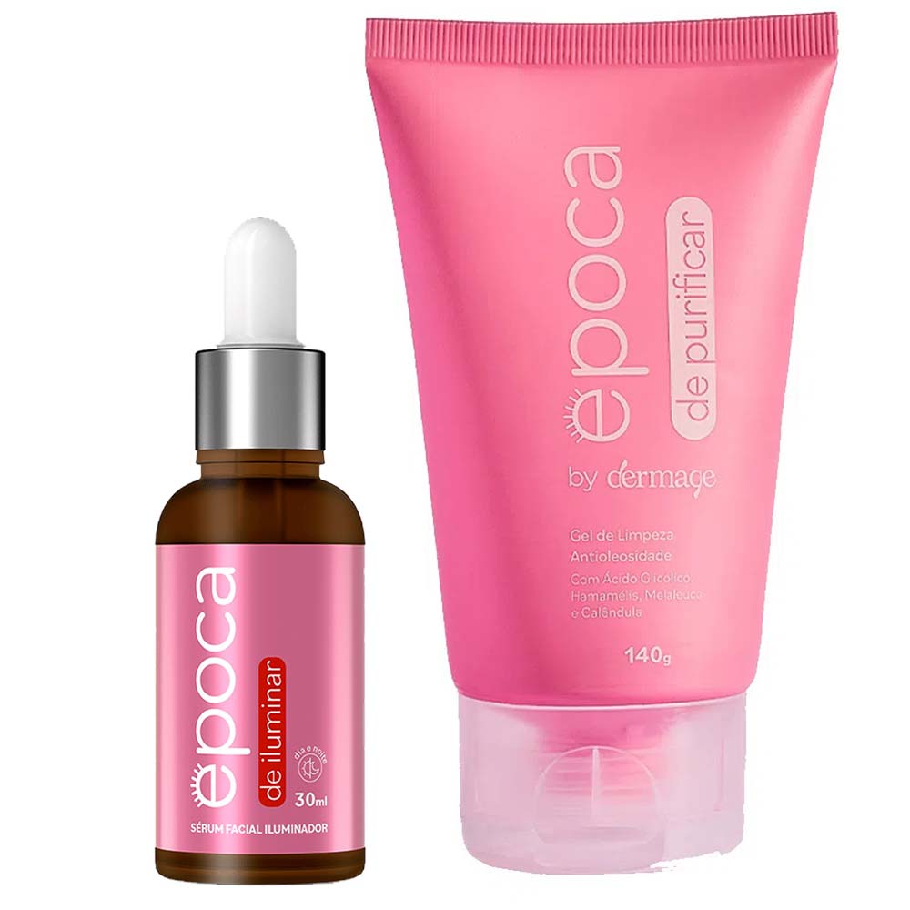 Miniatura Época by Dermage Kit – Época de Purificar 140g + Época de Iluminar 30ml Kit
