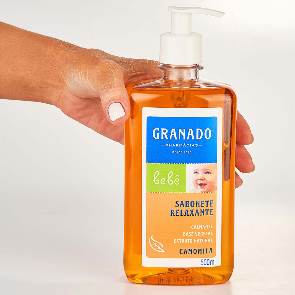 Miniatura Sabonete Líquido Infantil Granado Bebê - Camomila 500ml