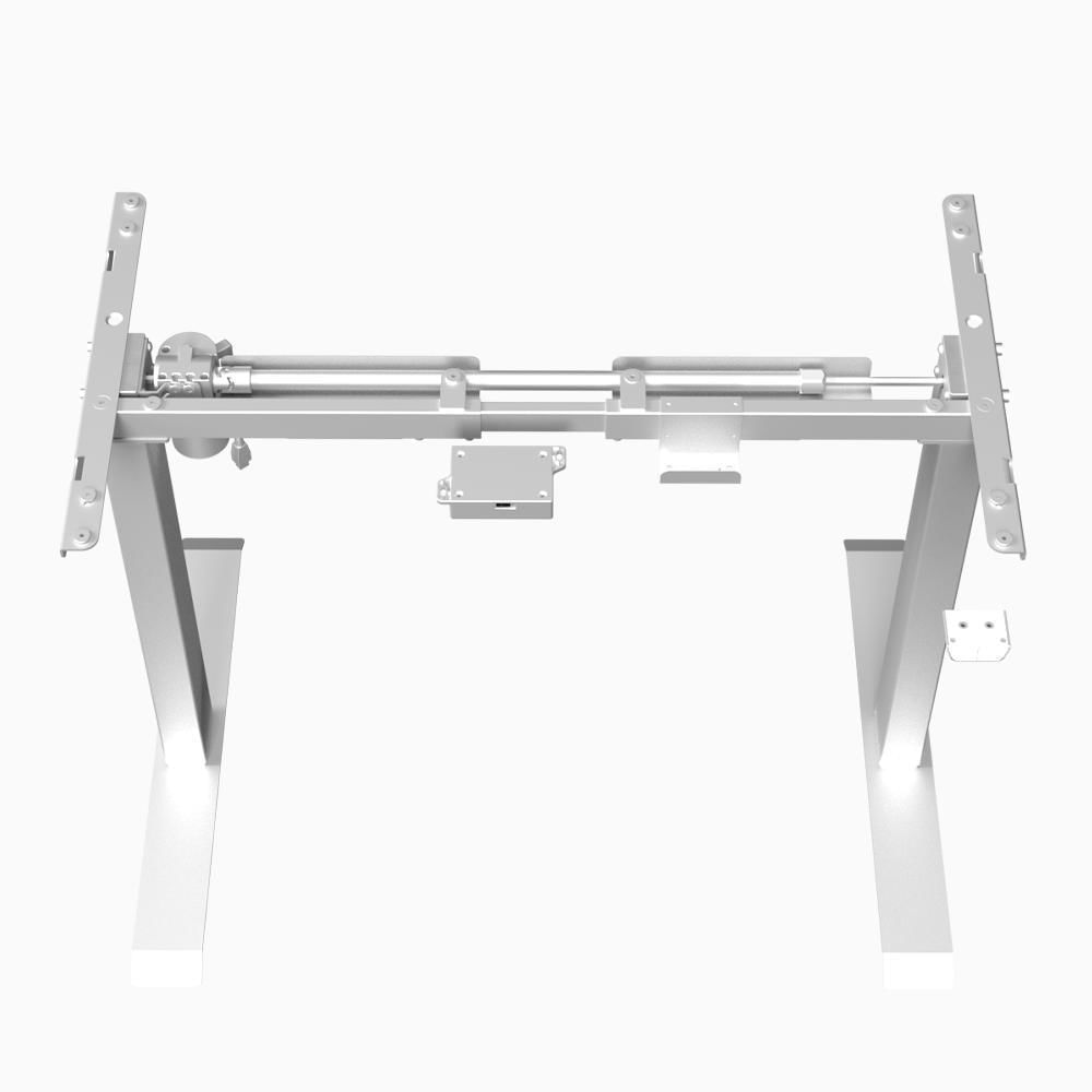 Miniatura Base Mesa Regulagem De Altura Elétrica Elements Misch White