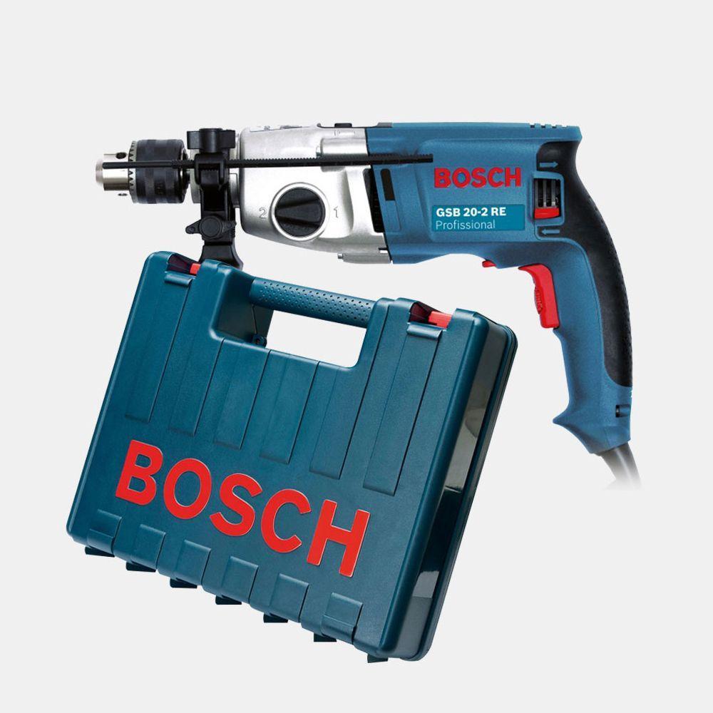 Miniatura Furadeira De Impacto Com Alto Desempenho 800W Bosch-Gsb202Re