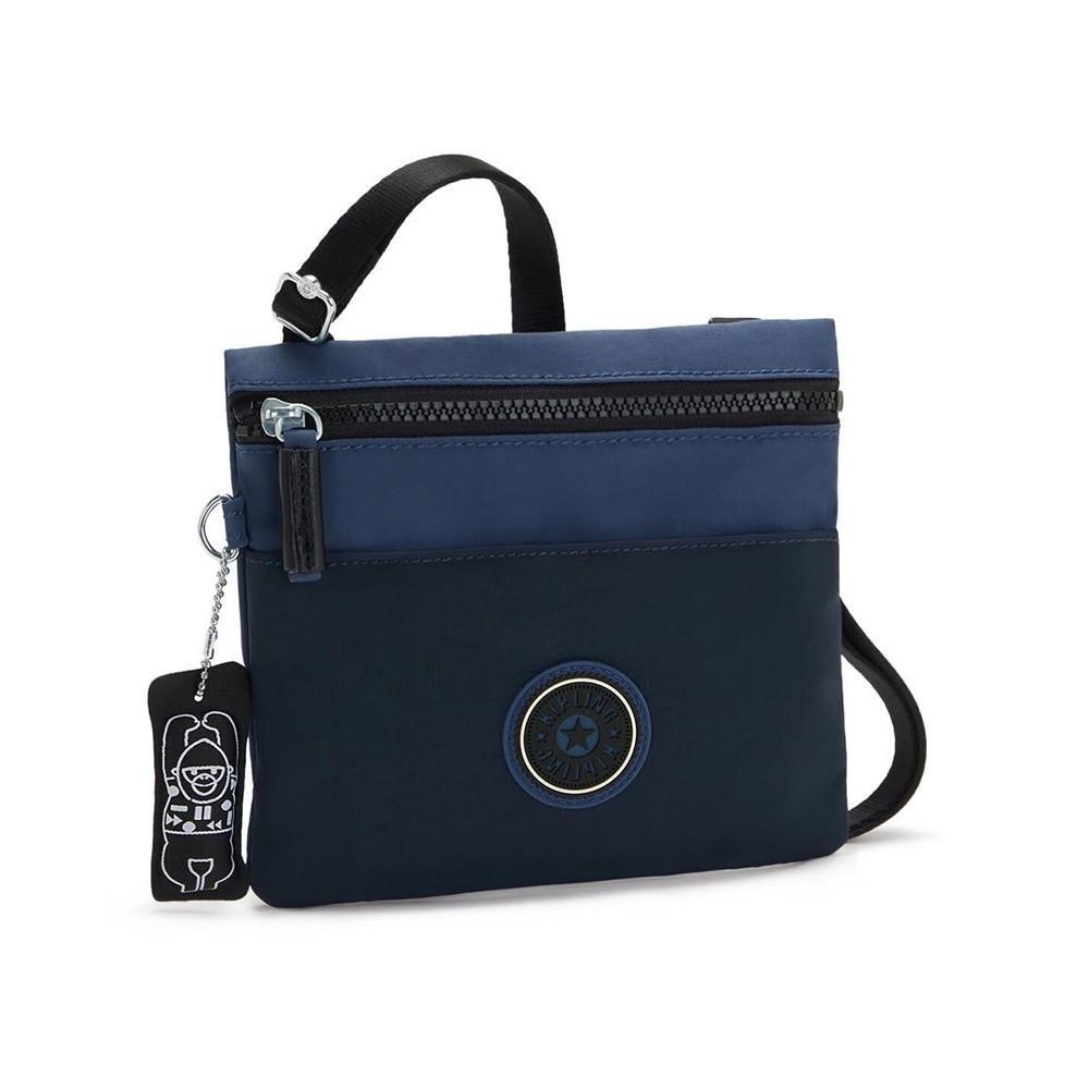 Miniatura Bolsa Transversal Kipling Gib Strong Blue Azul Marinho