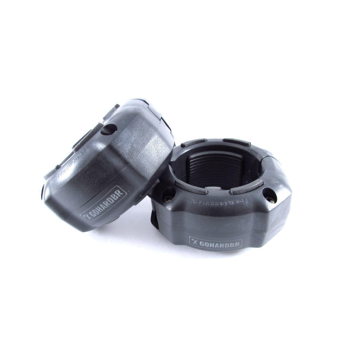 Miniatura Presilha Barra Olímpica Cross Lpo Lock Press 1 Par Cinza
