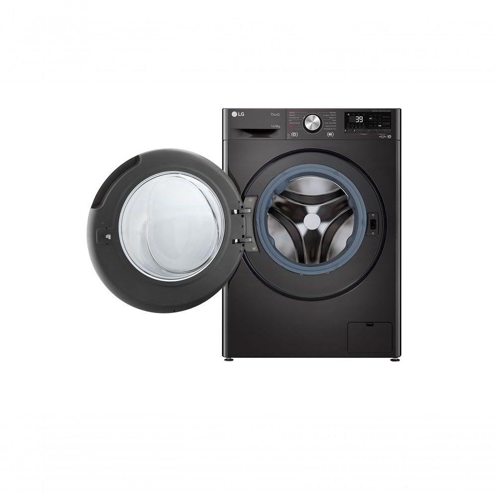 Miniatura Lava e Seca LG Smart VC2 14kg Black Inox com Inteligência Artificial AI DD CV9014BC2A 220V