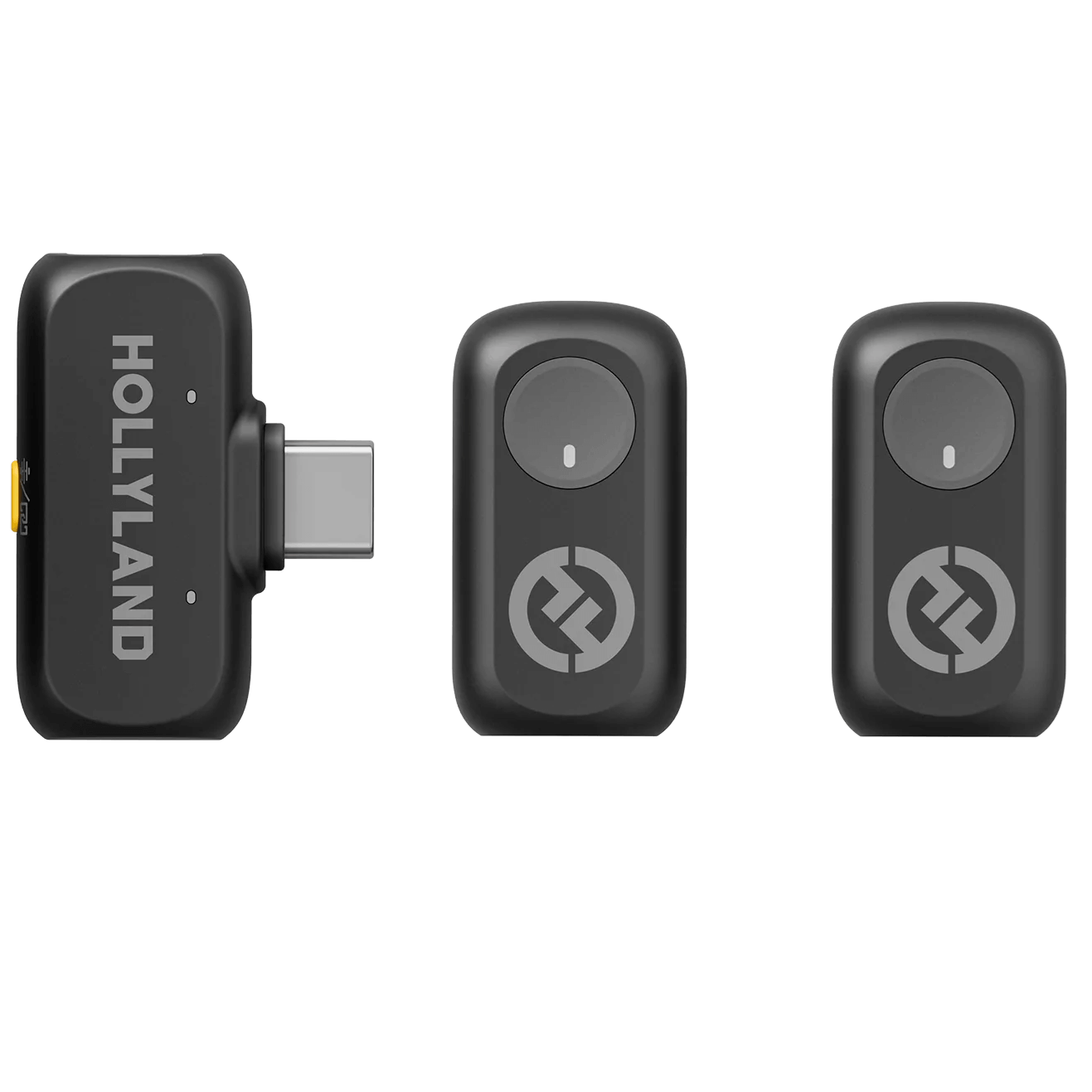 Sistema Microfone Duplo Hollyland LARK A1 Mini Duo Wireless 2 Pessoas Smartphones USB-C