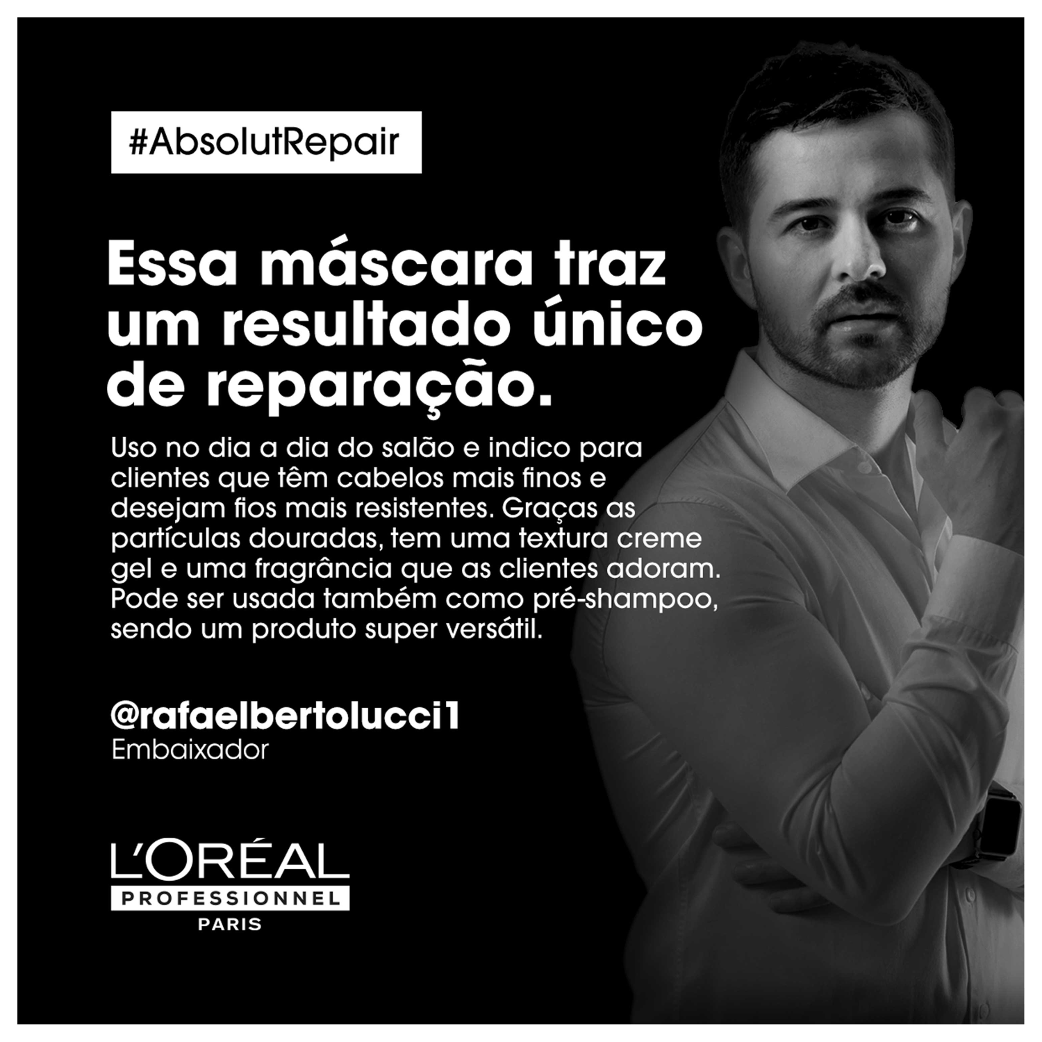 L'Oréal Gold Quinoa + Protein Golden - Máscara Capilar 500ml