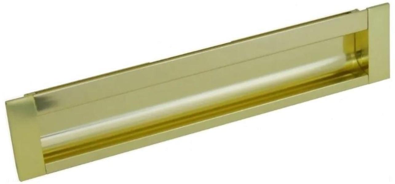 Miniatura Puxador Concha Dourado Italy Line Il155 Metal 192Mm