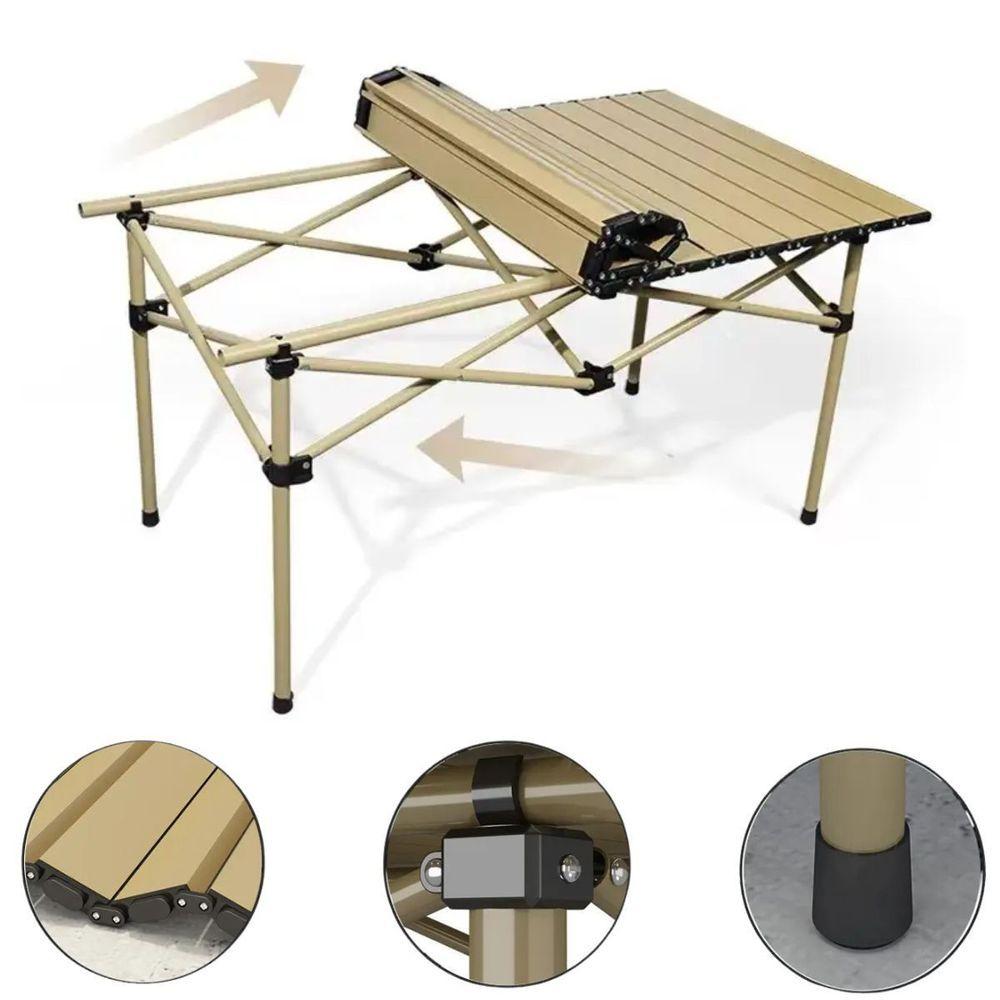 Miniatura Mesa Dobrável Portátil Para Camping Prática E Resistente
