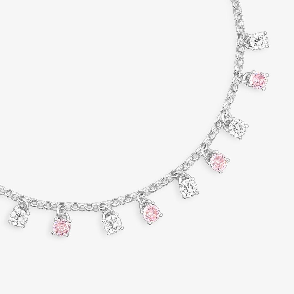 Miniatura Pulseira Cravejada em Prata 925
