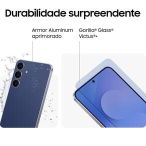 Smartphone Samsung Galaxy S25 FE 5G Tela 6,7” AMOLED 128GB 8GB RAM Câmera 50MP Azul