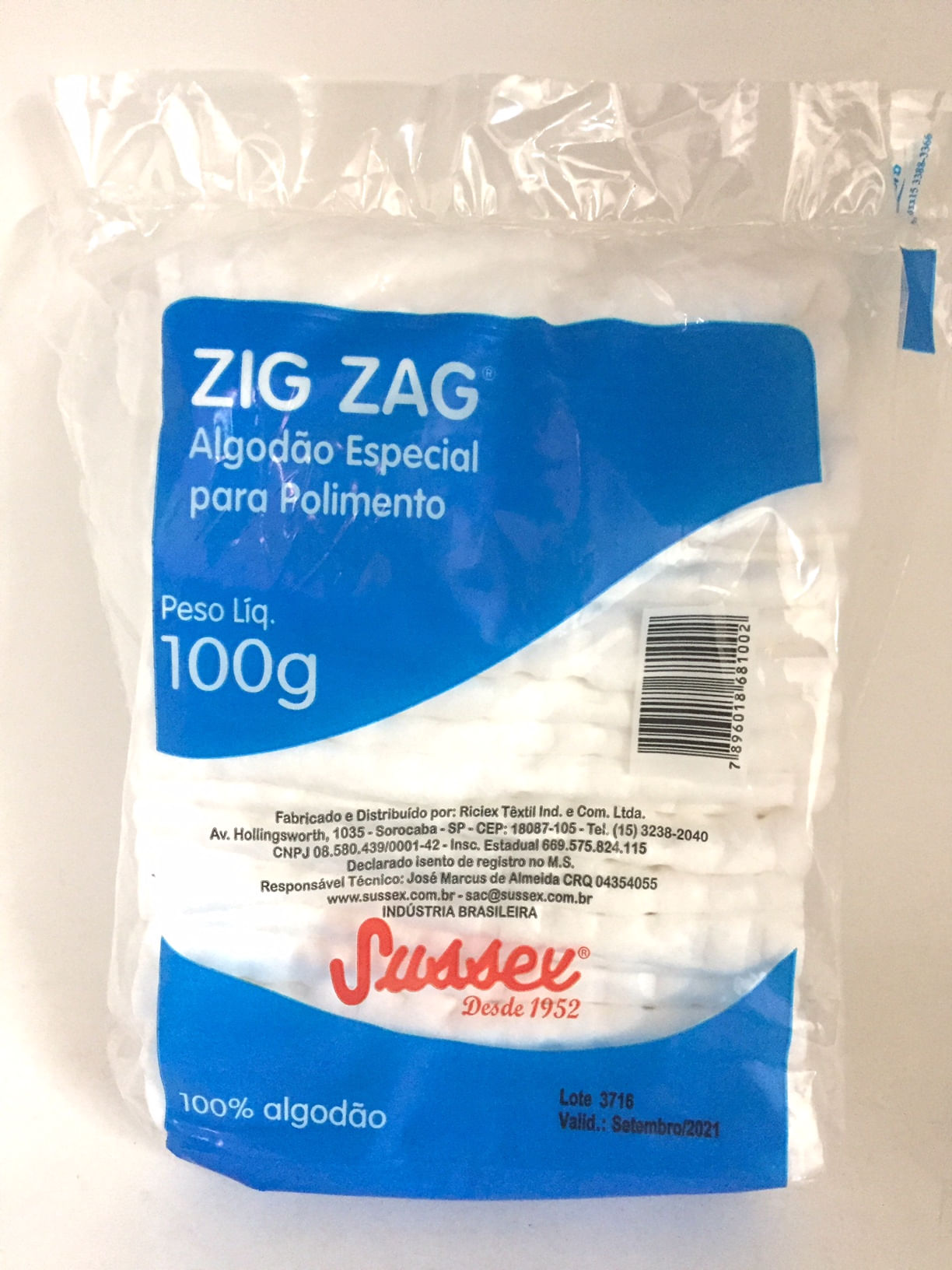 Miniatura Algodão Automotivo Polimento Zig Zag Encerar Cristalizar