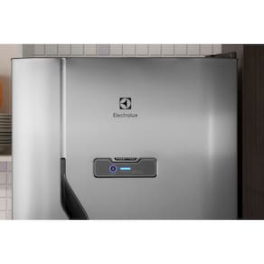 Geladeira Electrolux DFX41 Frost Free 371L Turbo Congelamento Duplex Inox 127V