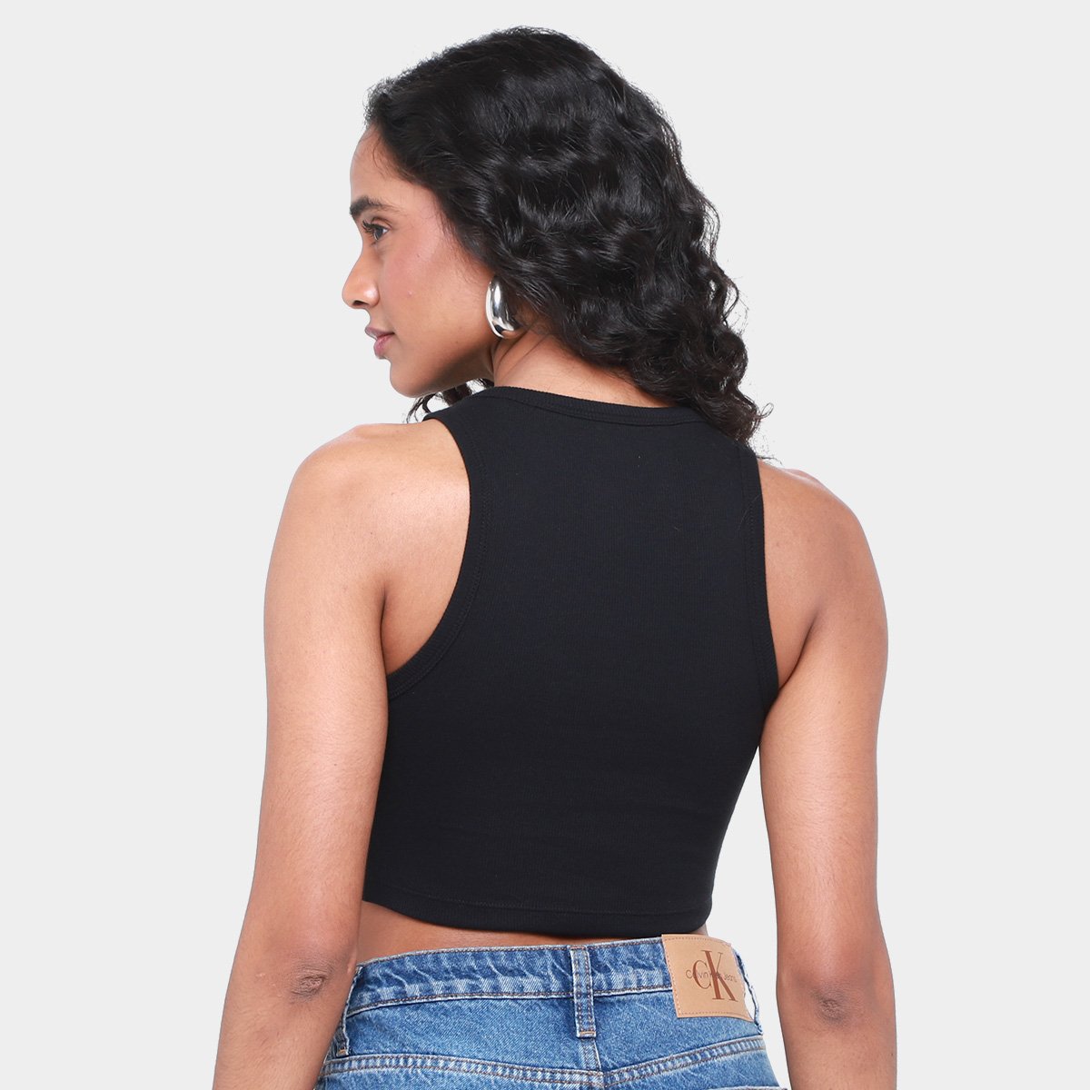 Miniatura Regata Calvin Klein Feminina Preto - G