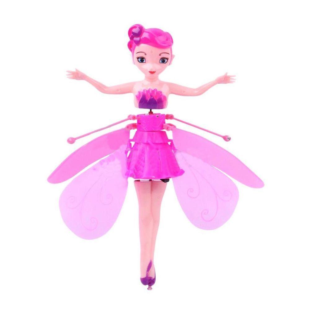 Miniatura Boneca Princesa Aerocraft Fada Voadora Rosa 19Cm Sensor Nº2
