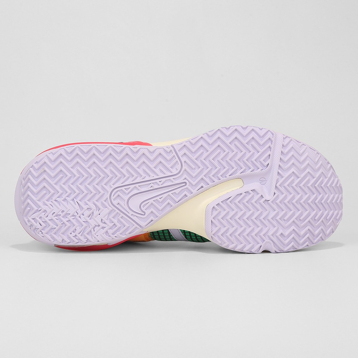 Miniatura Tênis NBA Nike Lebron Witness VII Masculino Roxo+Verde - 38