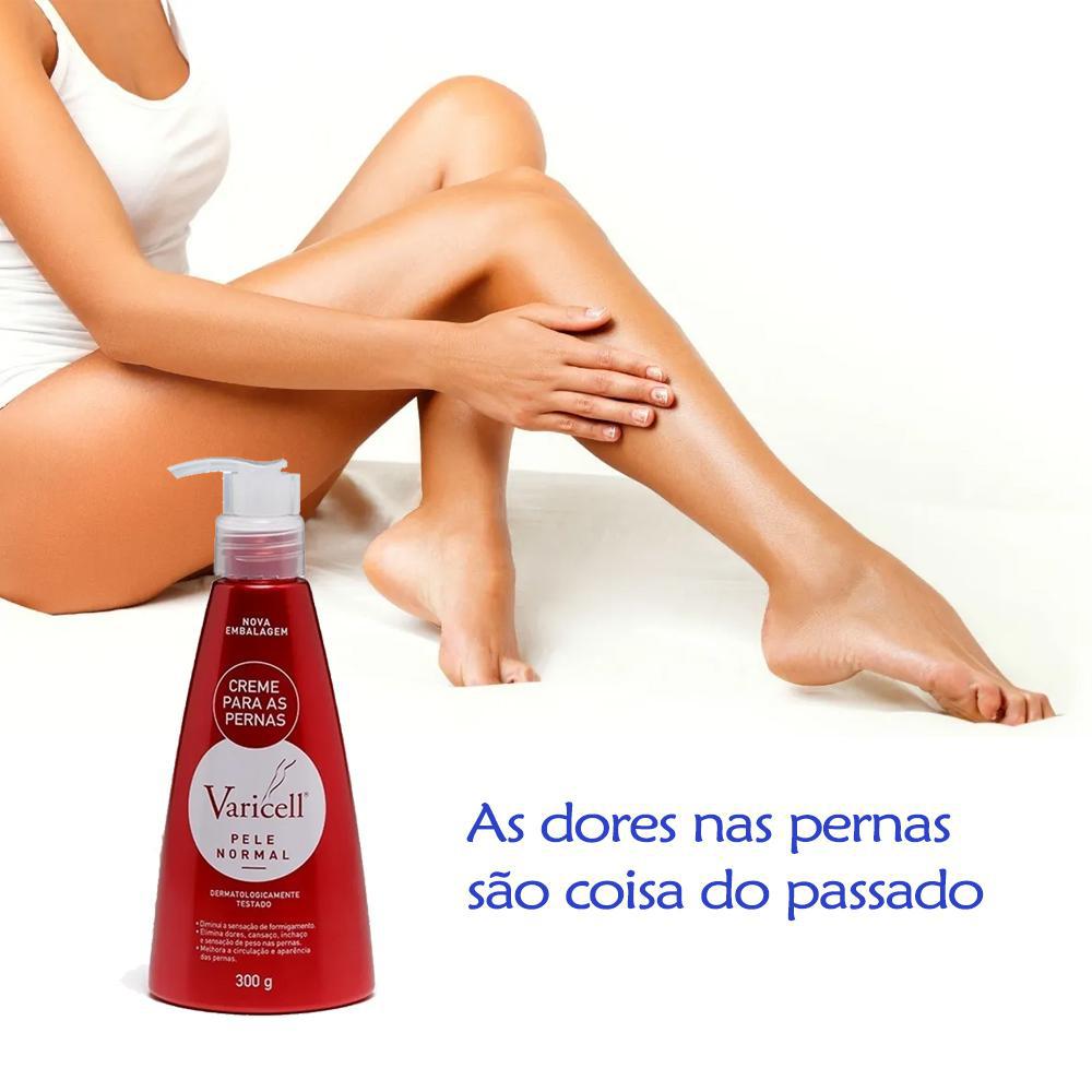 Miniatura Kit Pernas Lisas Sem Varizes Caps Venocel + Creme Varicell